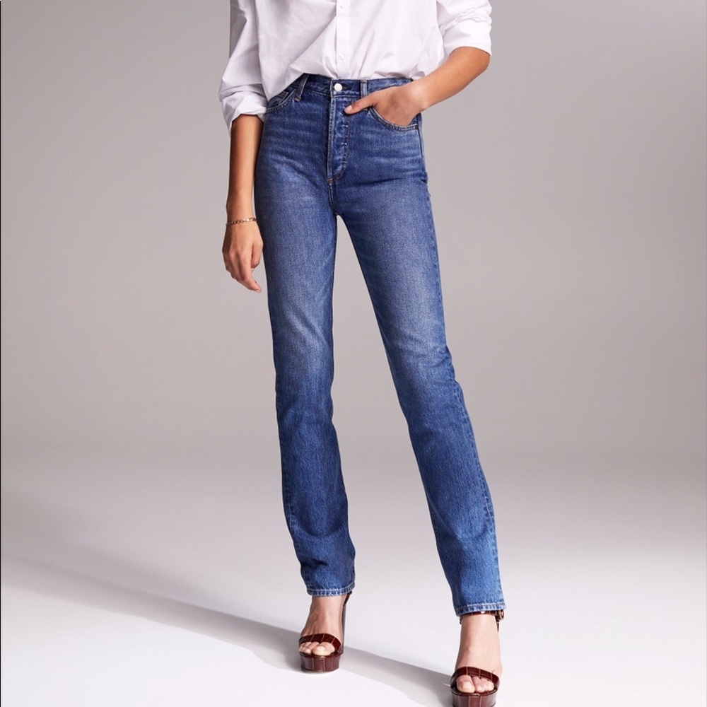 ARITZIA denim forum “the Nina Stovepipe” jeans.